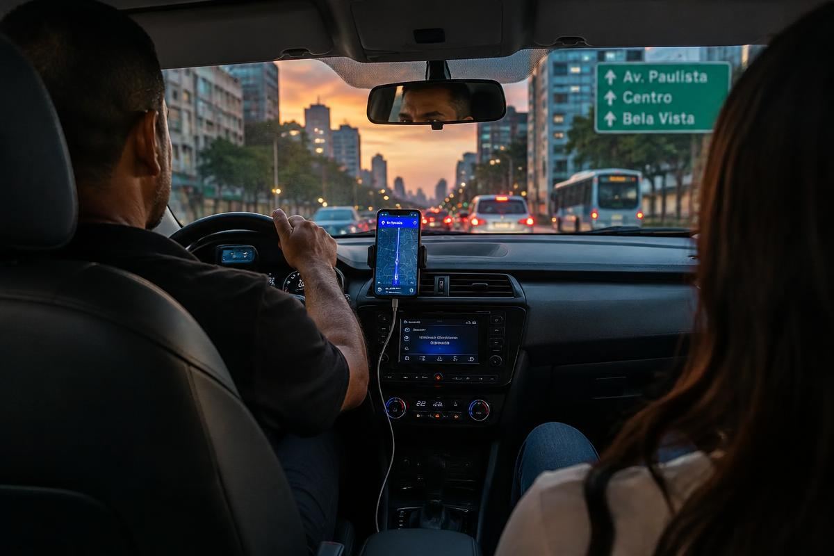 Segurança extra para quem trabalha com Uber, 99 e outros aplicativos — Rastreador para Motorista de App MonitGO em Joinville/SC